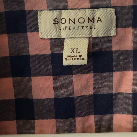 Upcycled Pink and Blue Shirt/Duster - Picture 5 of 6